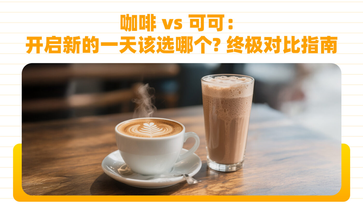 咖啡-vs-可可：开启新的一天该选哪个？终极对比指南