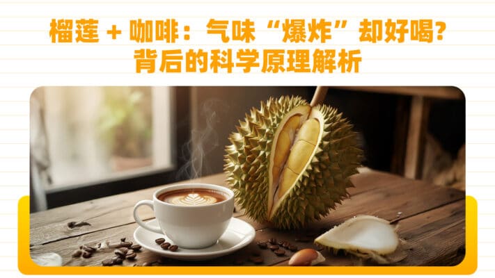 榴莲+咖啡：气味“爆炸”却好喝？背后的科学原理解析